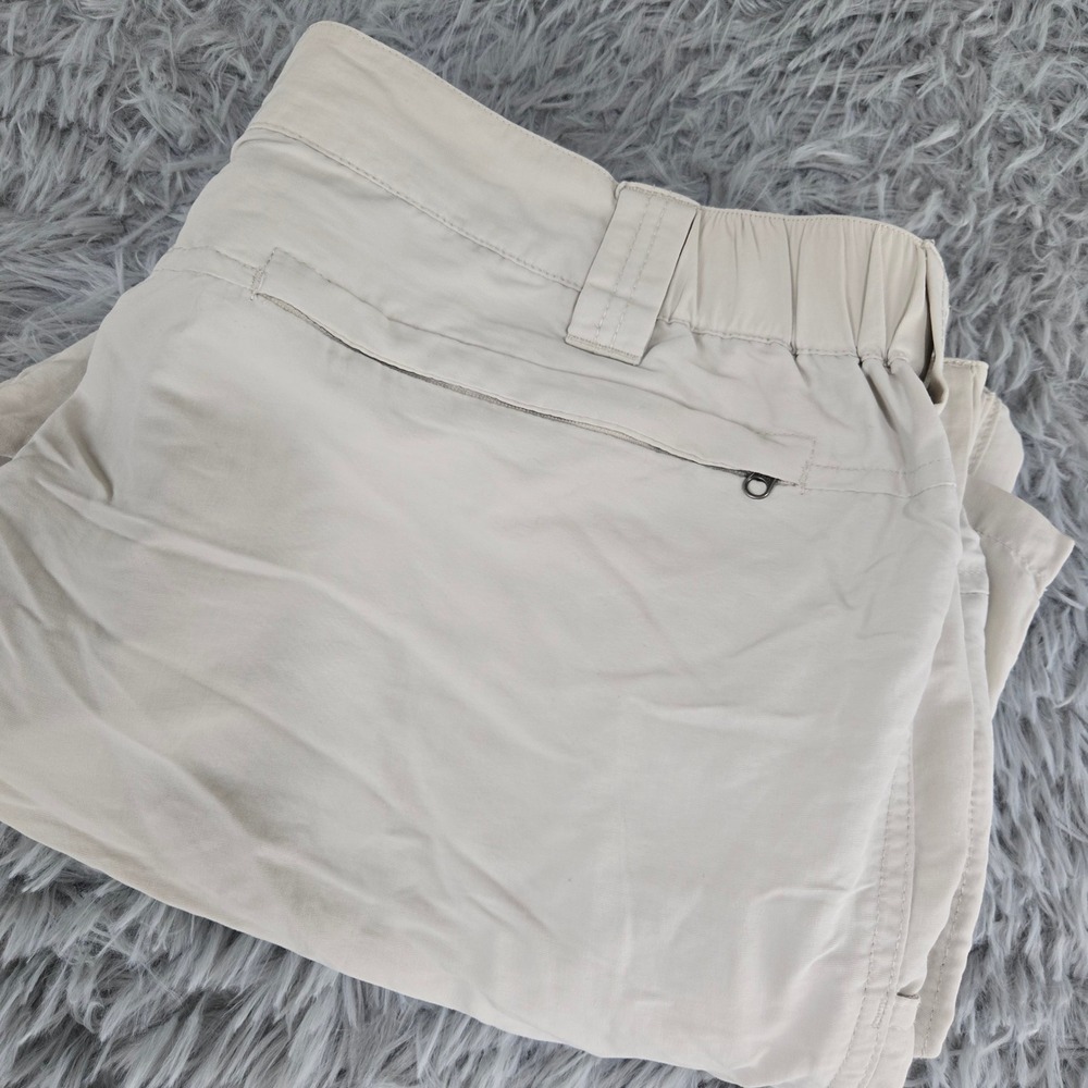 Orvis‎ Outdoor Pants Mens XL 30L Beige Nylon Lightweight Hiking Fishing Utility
